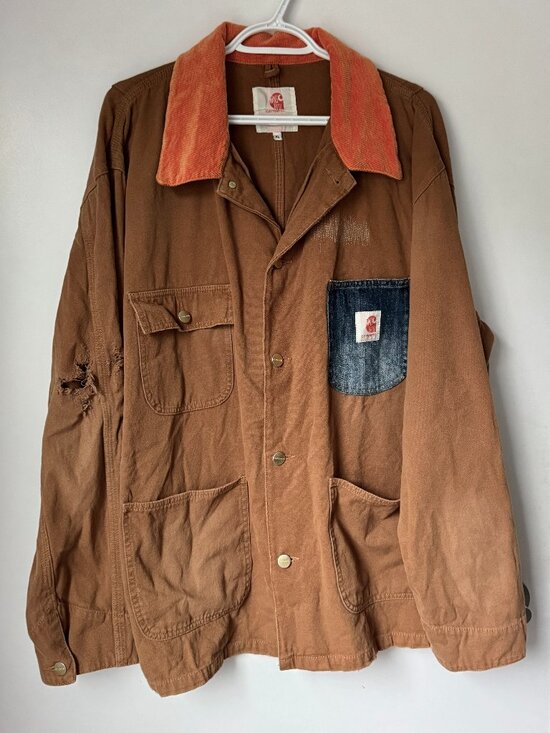 Carhartt Other - Carhartt Hams Fifth Brown Work Jacket XL Distressed